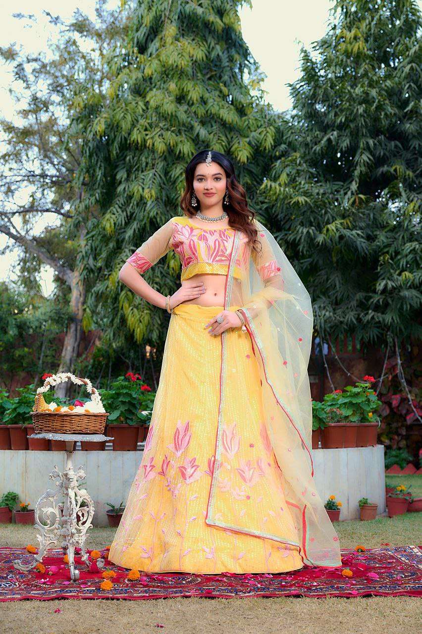 Women's Tussar Silk Patola Printed Lehenga Set with Dupatta ? Stitched with Can Can Flair - Image 19
